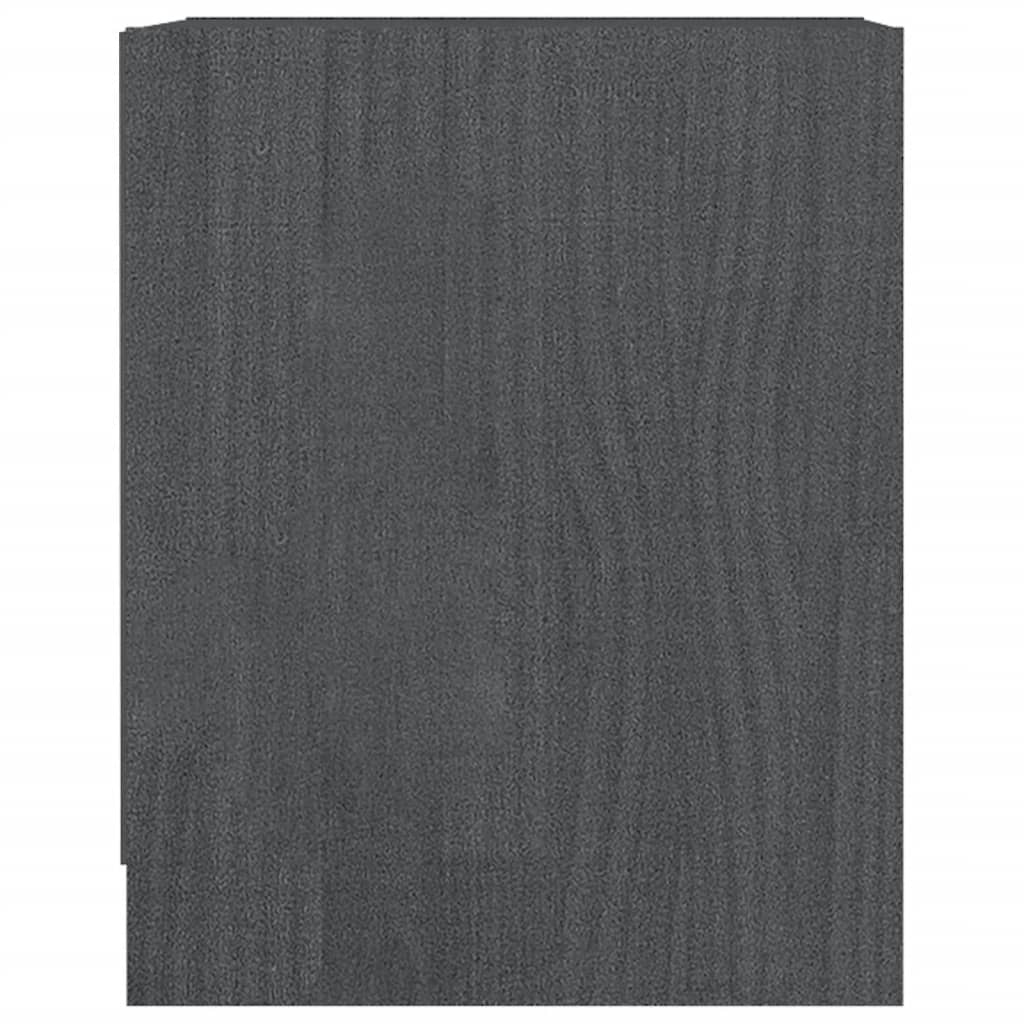 Nattbord 35,5x33,5x41,5 cm heltre furu grå