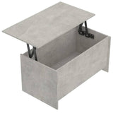Salongbord betonggrå 102x55,5x52,5 cm konstruert tre