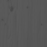 Salongbord grå 80x50x40 cm heltre furu