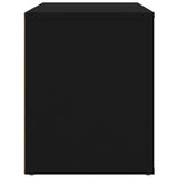 Nattbord svart 60x36x45 cm konstruert tre