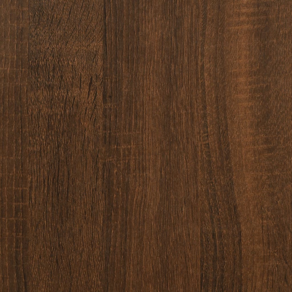 Salongbord brun eik 90x50x35 cm konstruert tre