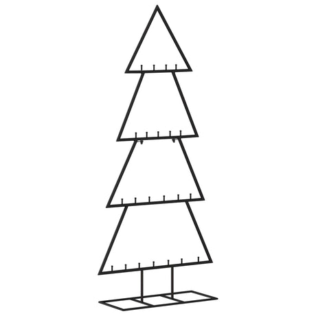 Juletre til dekorasjon metall svart 125 cm